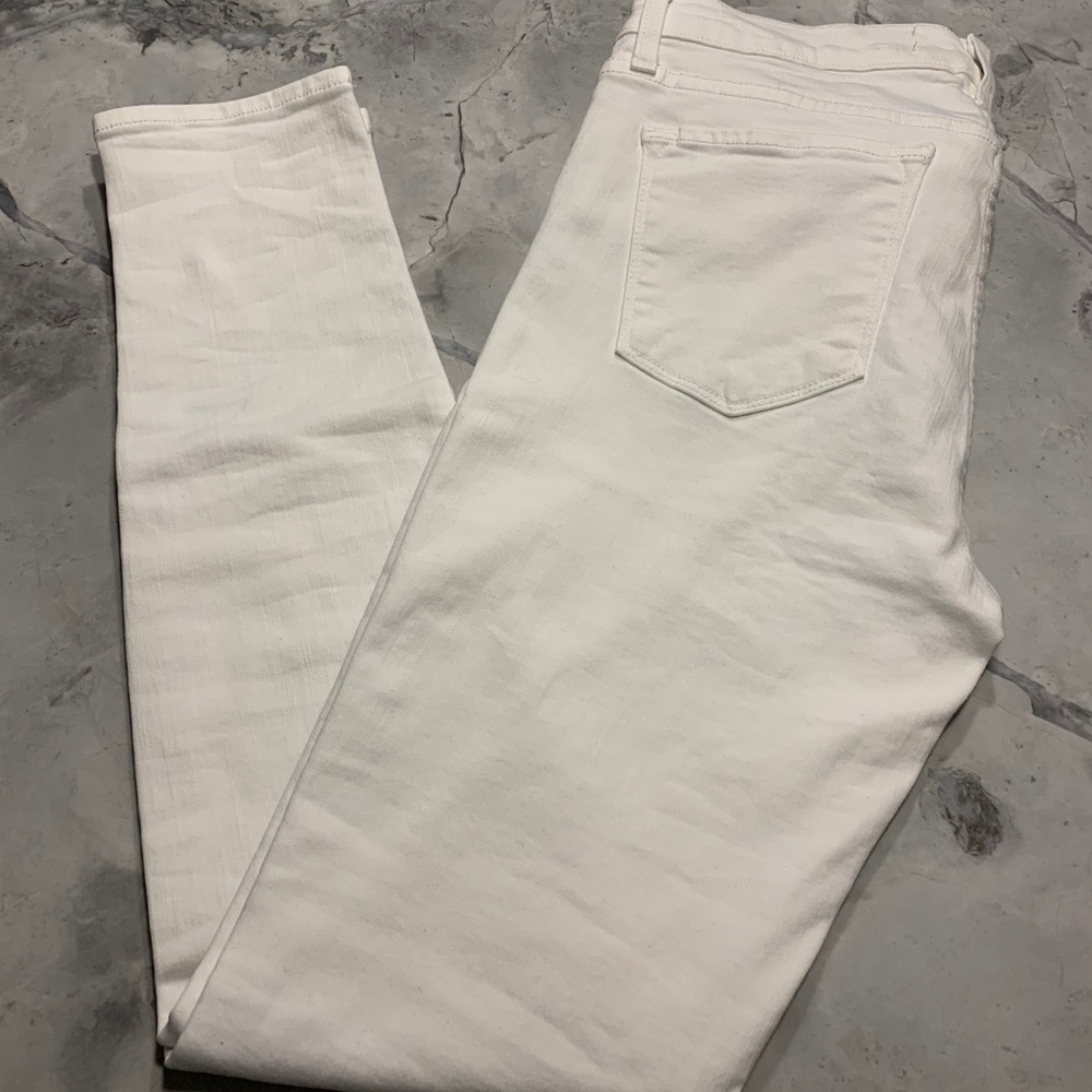 J Brand White Skinny Jeans
